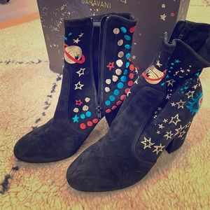 Valentino Astro boots Runway Handpainted sz 39,5